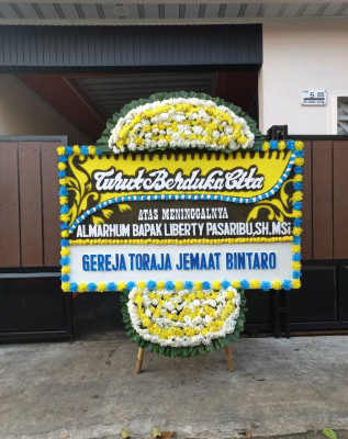 Papan Bunga Duka di Juwiring